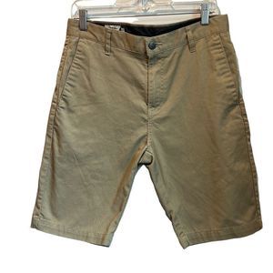 Volcom khaki 30 inch waist shorts